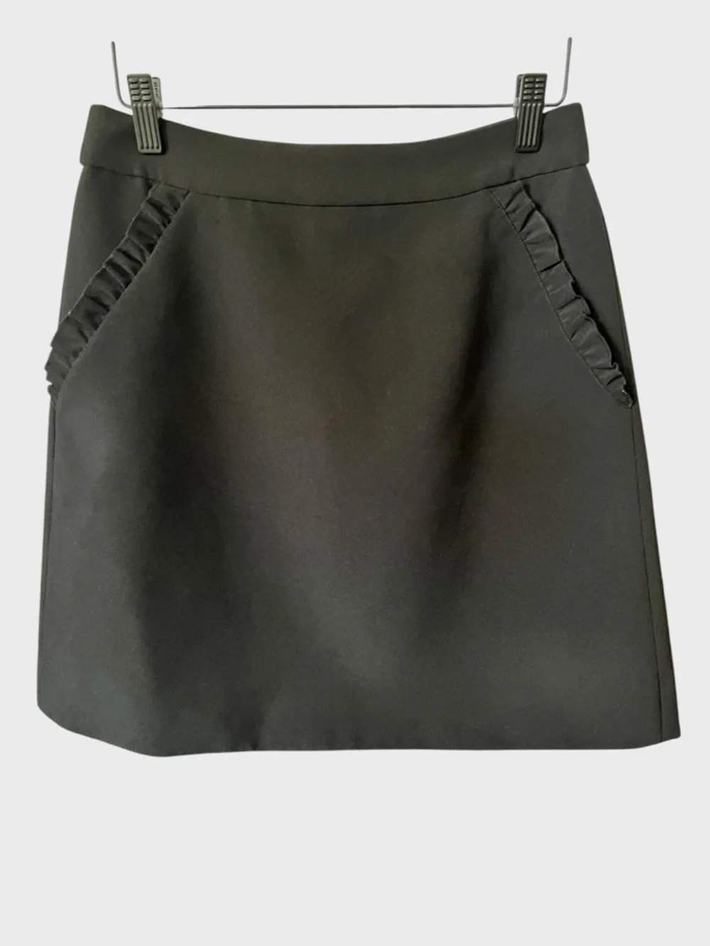 Kate Spade Tailored Black A-Line Skirt